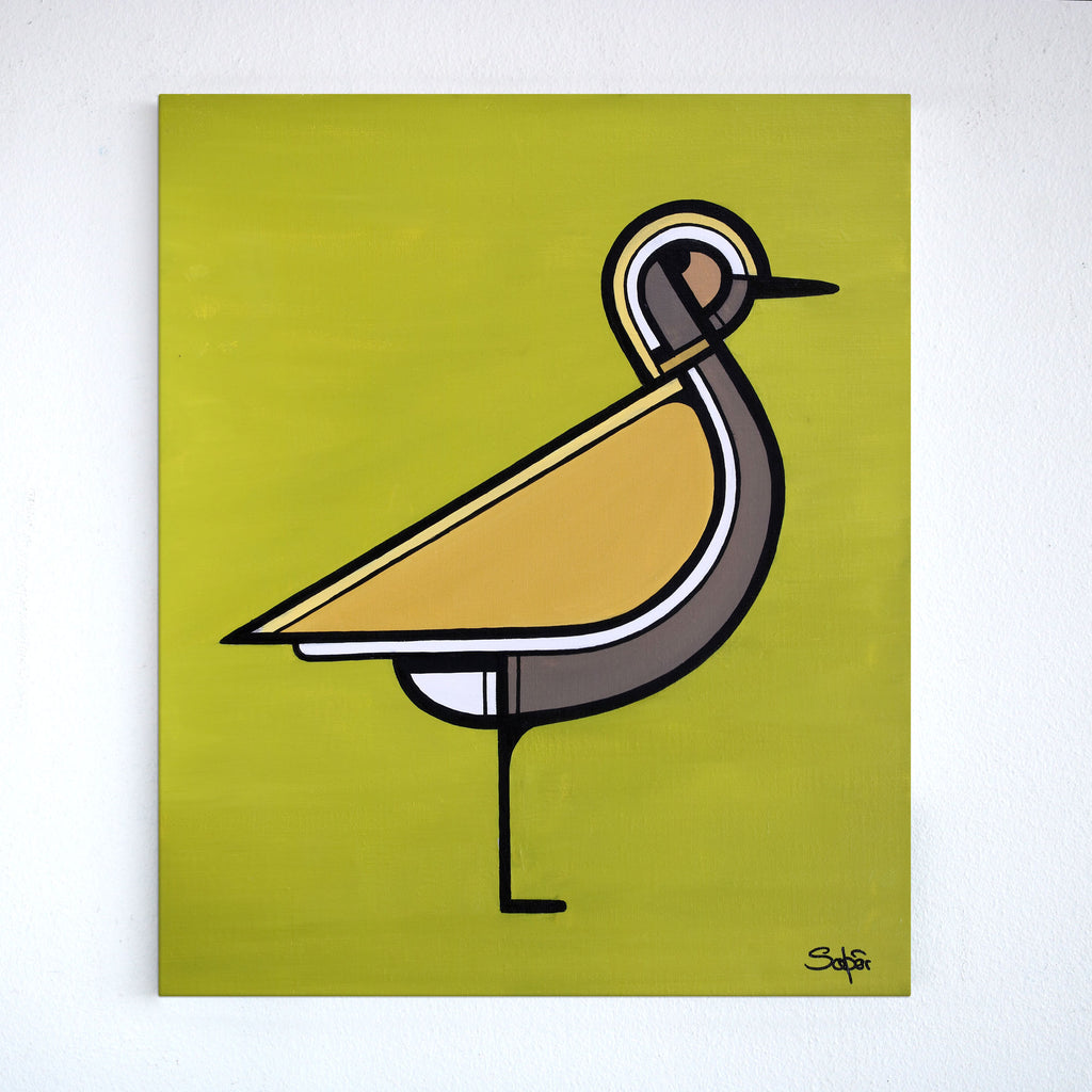 Lóa í grasi 50x60cm