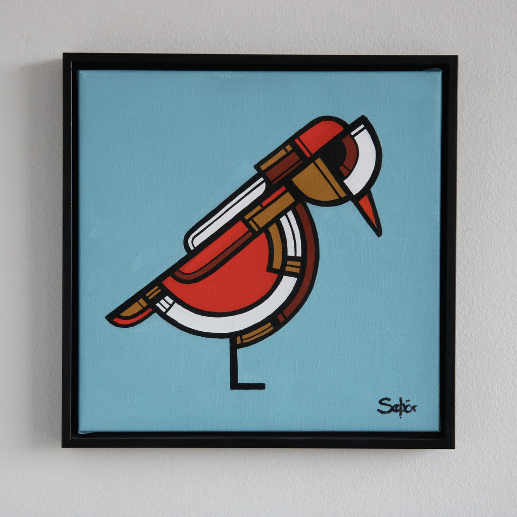 Páfagaukur II- málverk