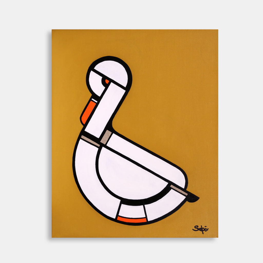 Ruggönd - olíumálverk