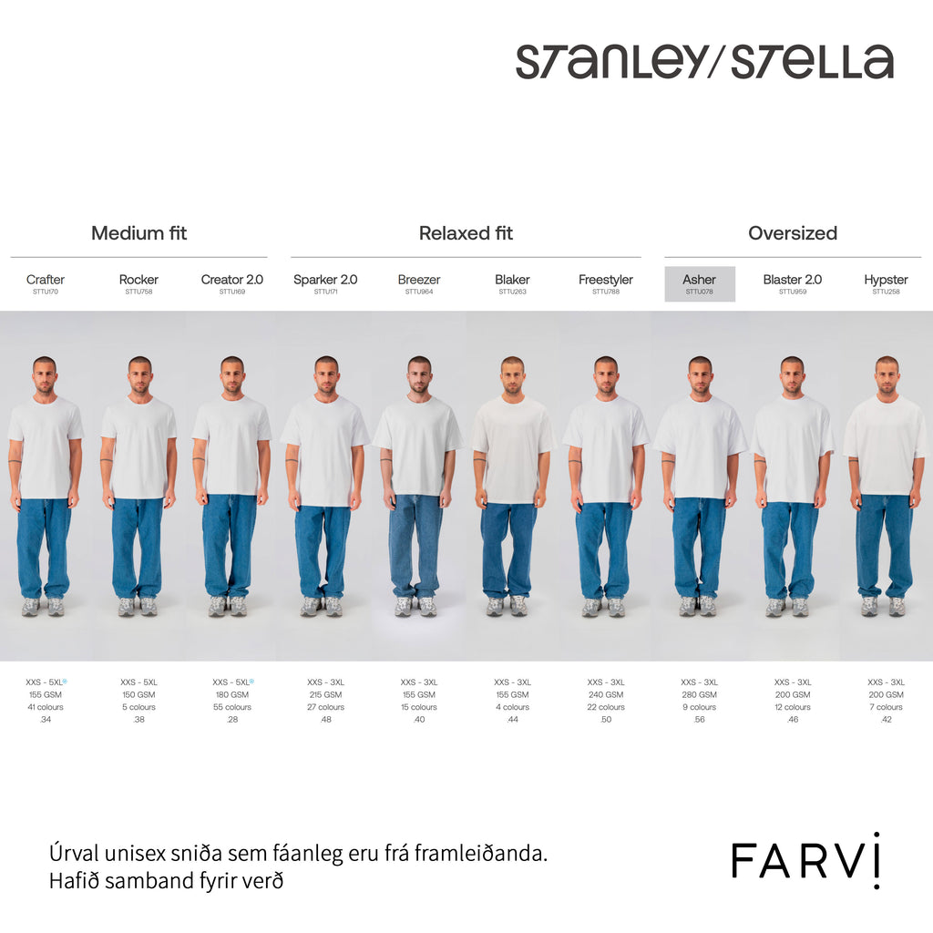 ASHER bolur - prentþjónusta