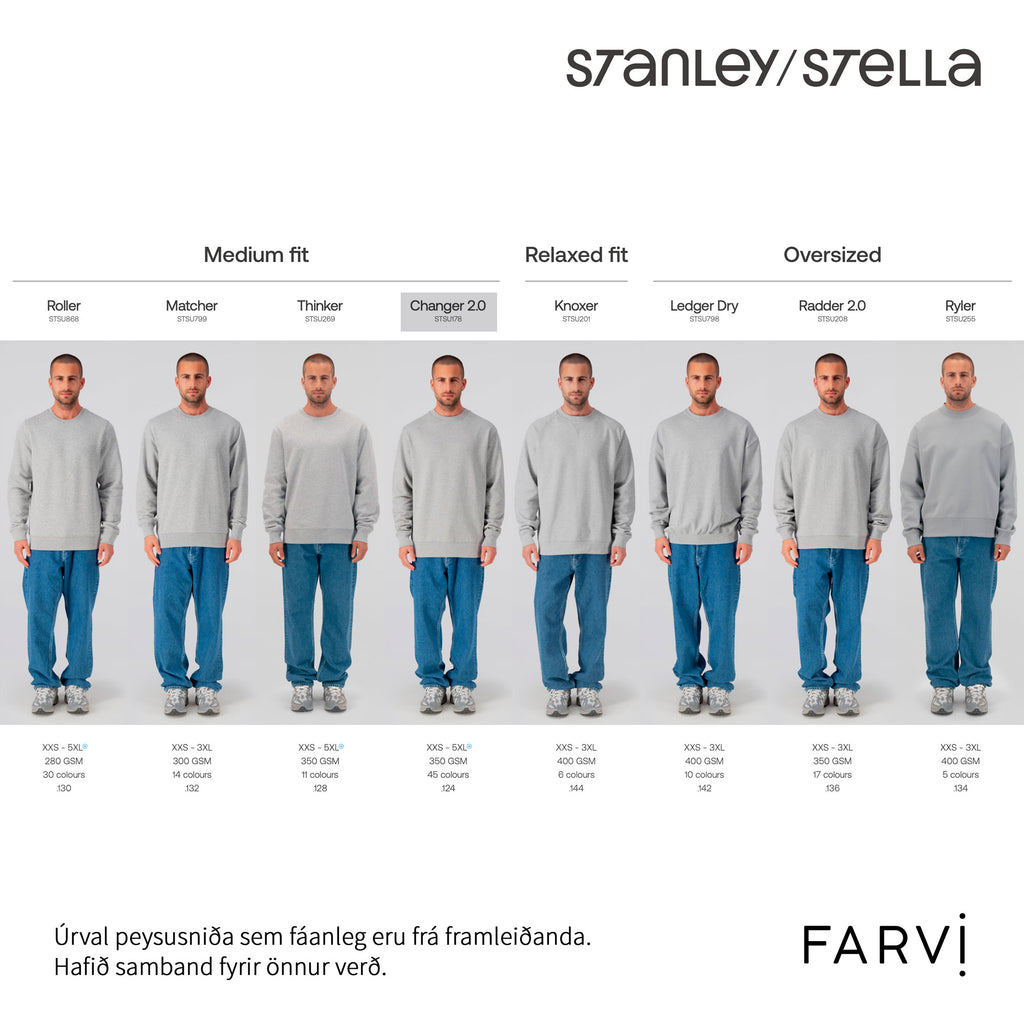 CHANGER peysa - prentþjónusta