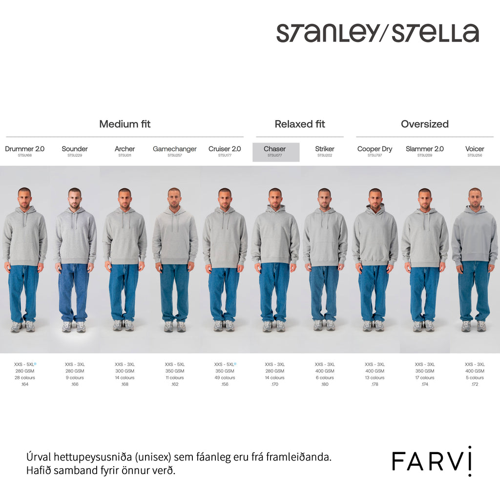 CHASER peysa - prentþjónusta