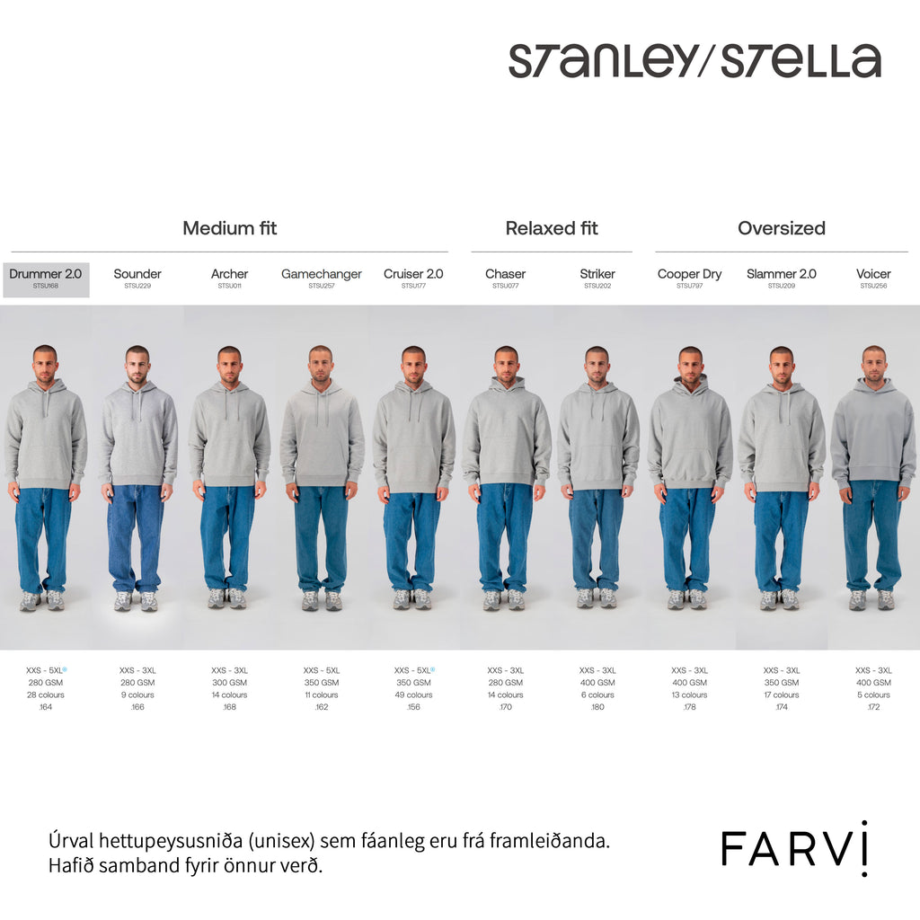 DRUMMER peysa - prentþjónusta