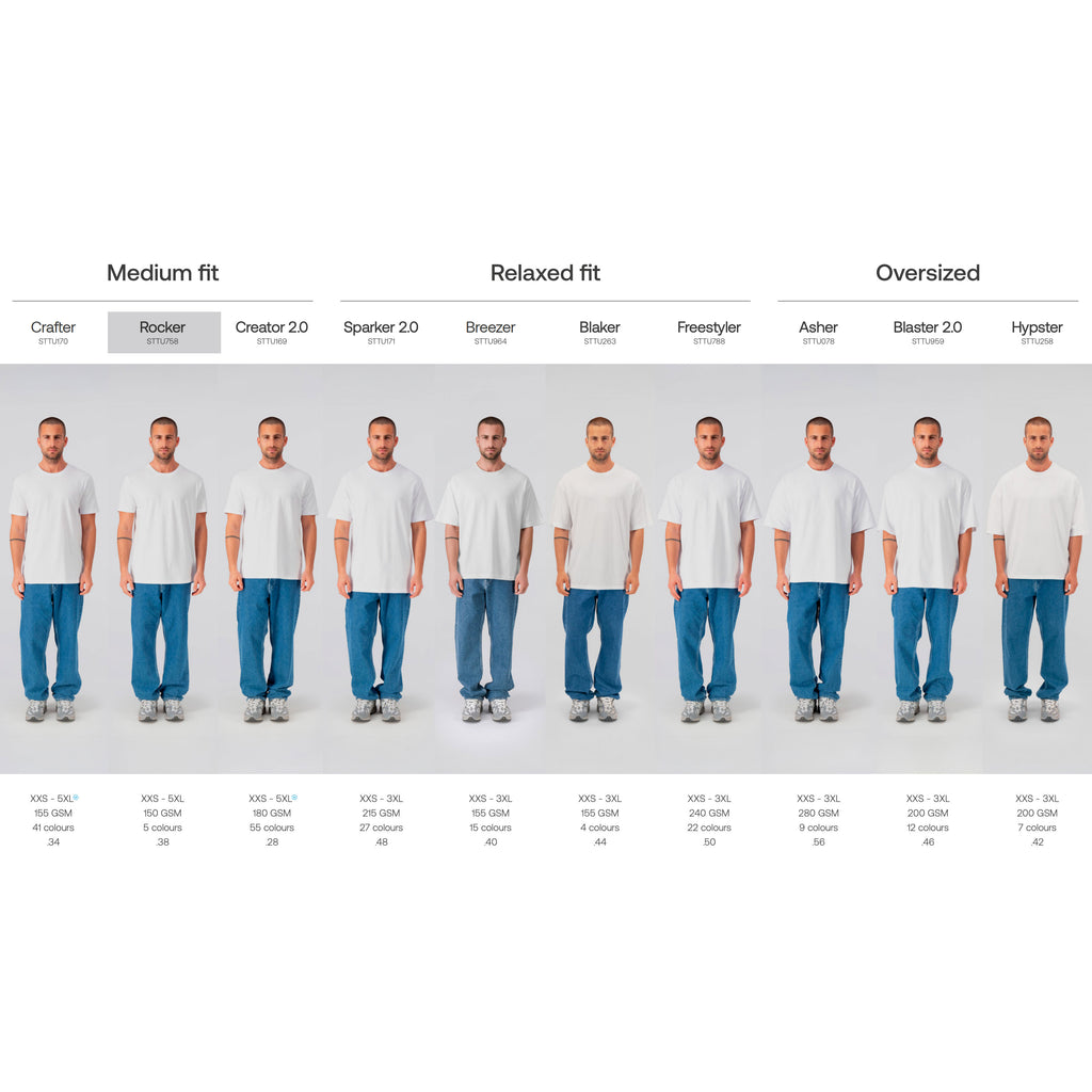 ROCKER bolur - prentþjónusta