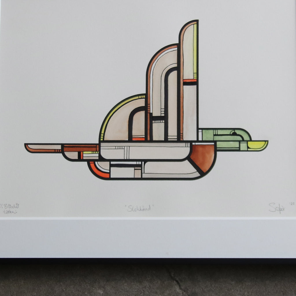 Á flugi - blönduð tækni