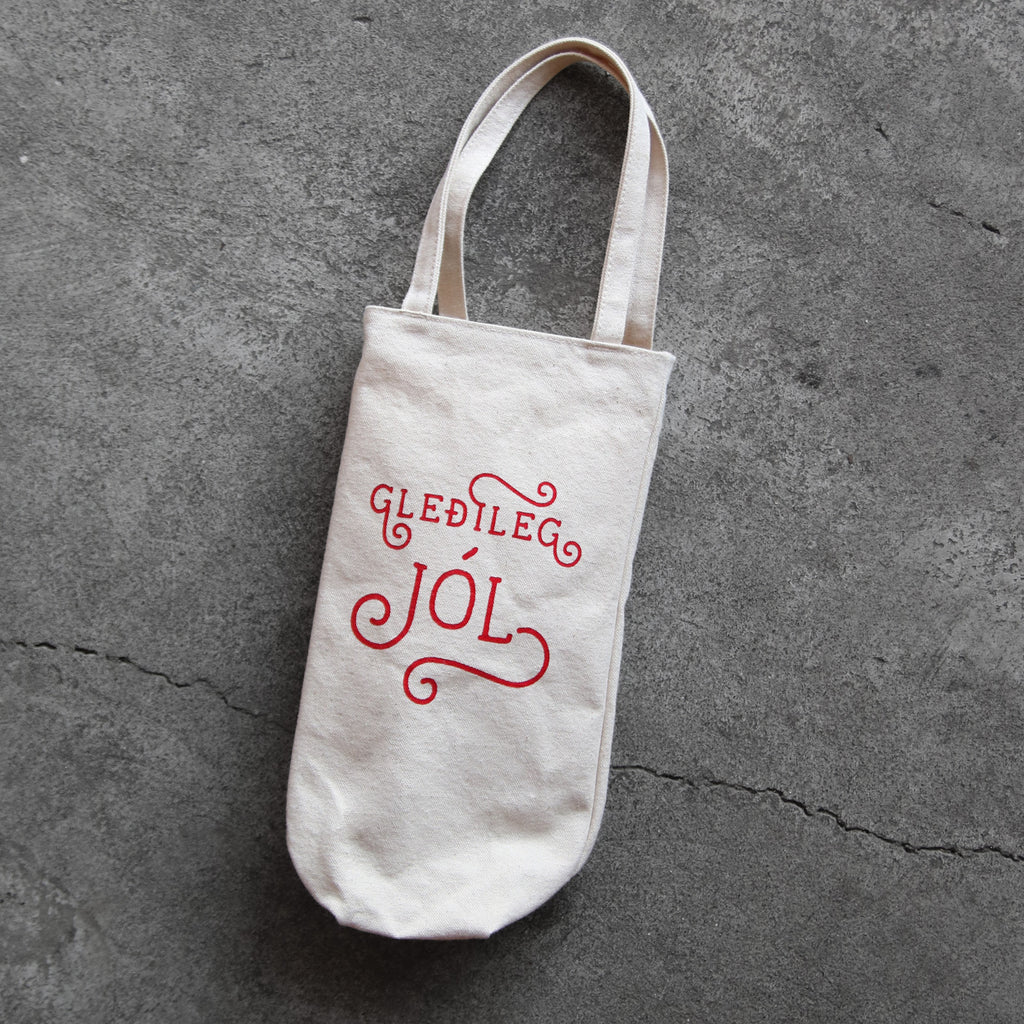 Gleðileg Jól - flöskupoki