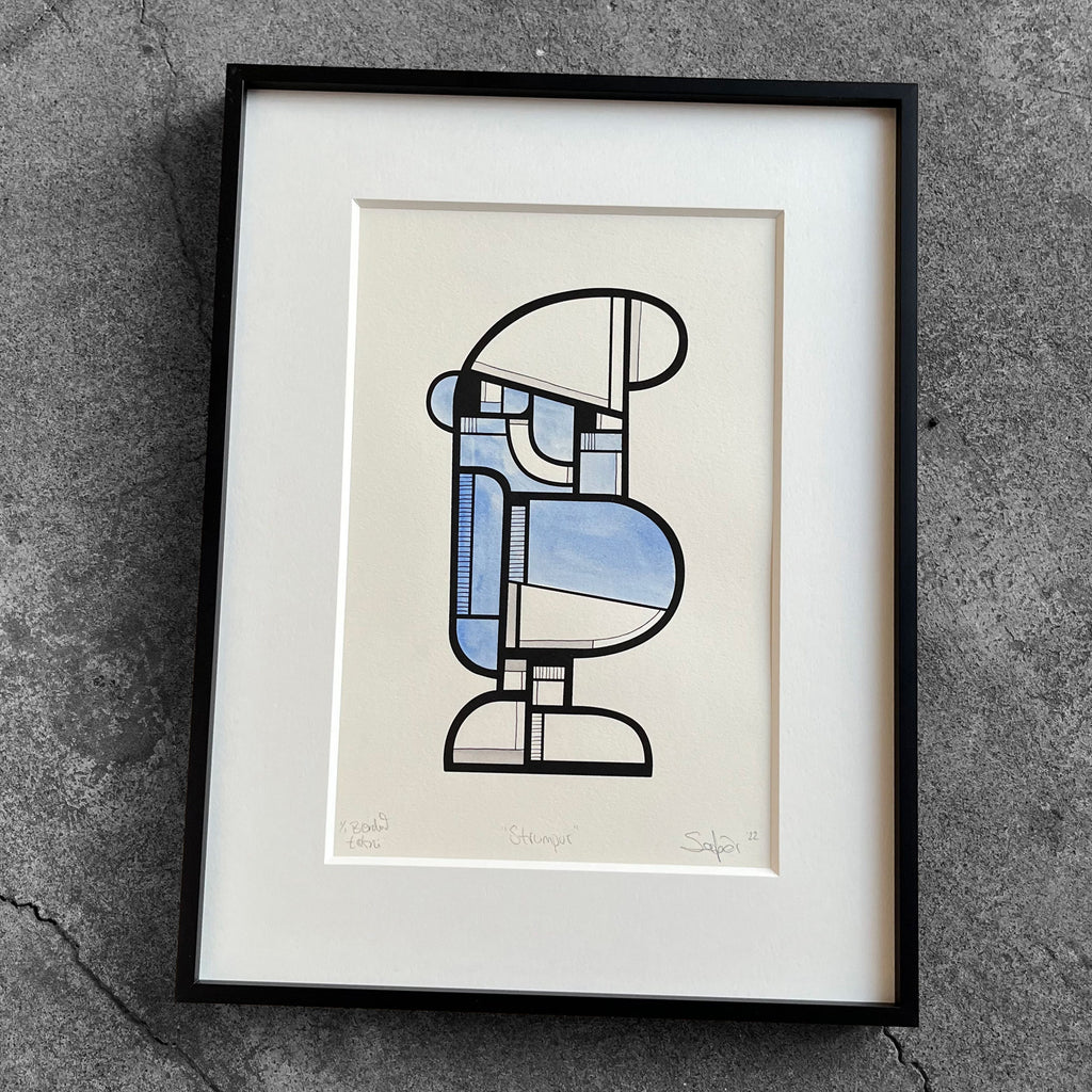 Strumpur - blönduð tækni