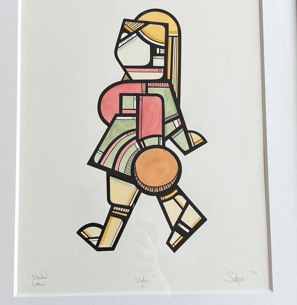 Ungfrú - Blönduð tækni