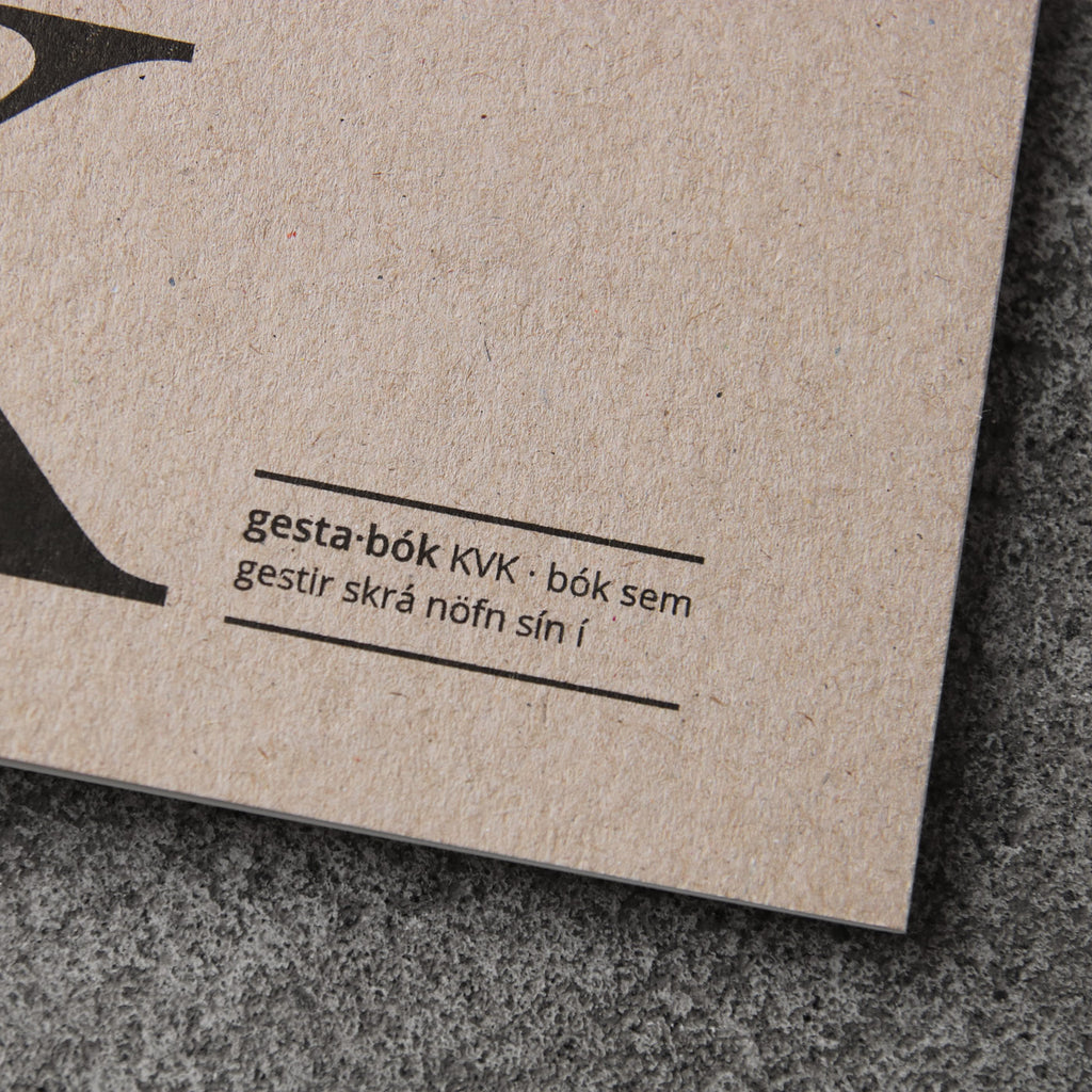 Gestabók - segir sig sjálft
