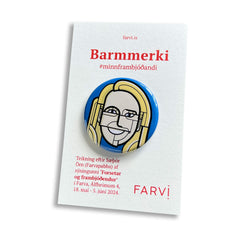 Halla Hrund barmmerki