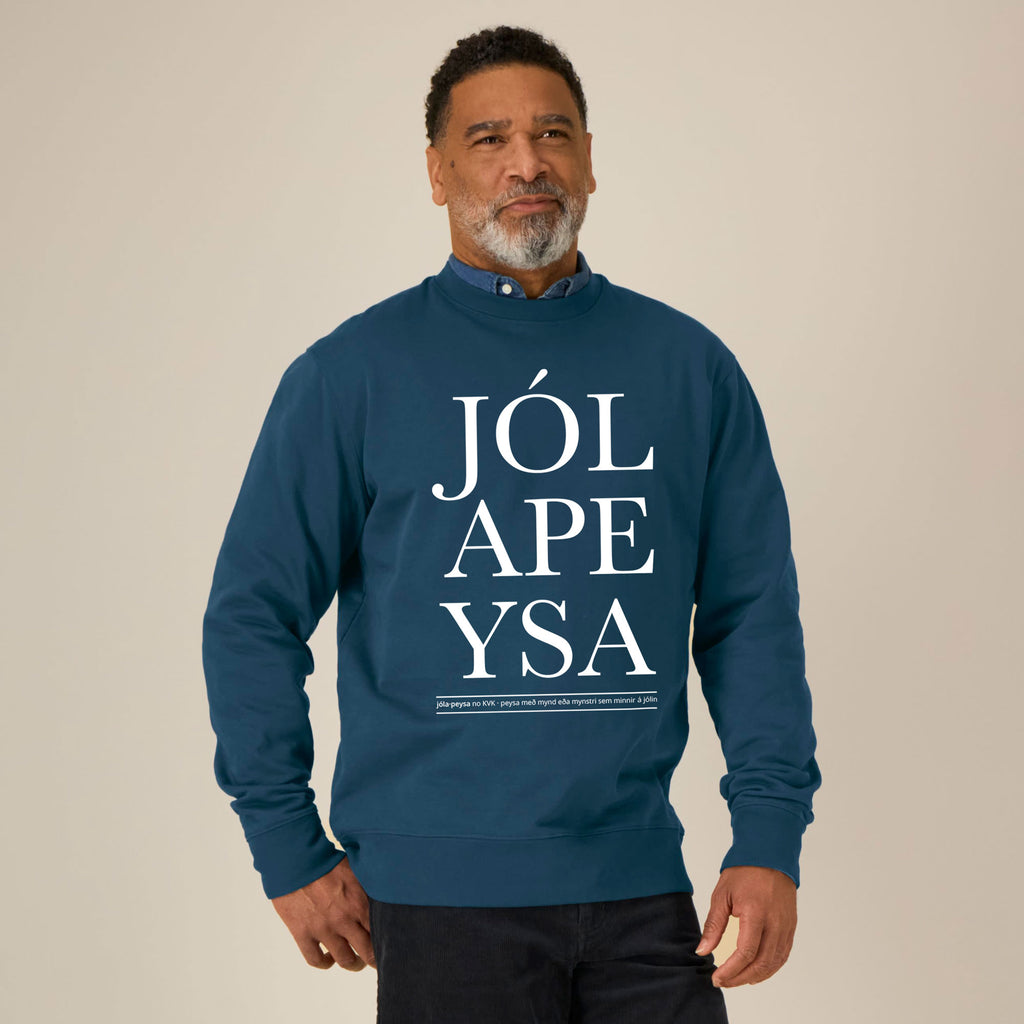 JÓLAPEYSA - blágræn - segir sig sjálf