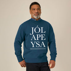 JÓLAPEYSA - blágræn - segir sig sjálf