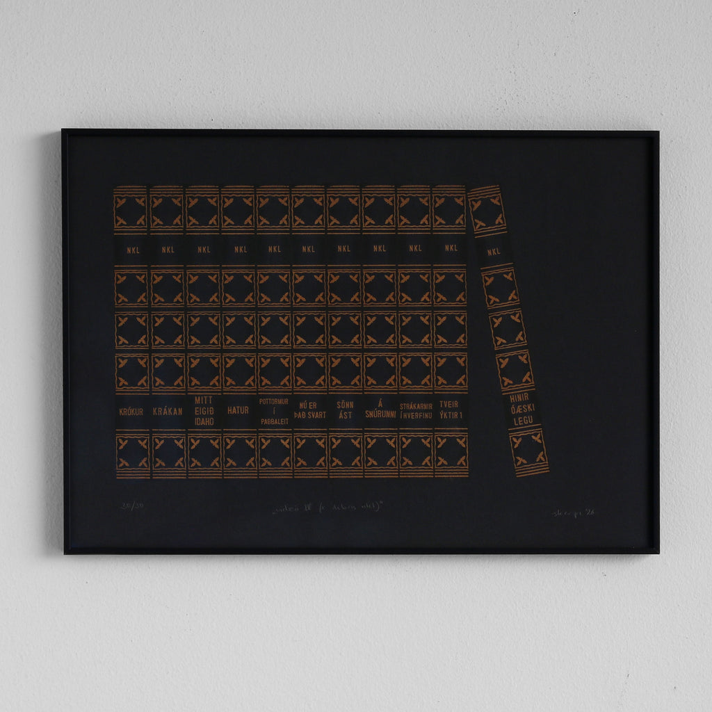 "VIDEO I-IV"  Farvavinur#3